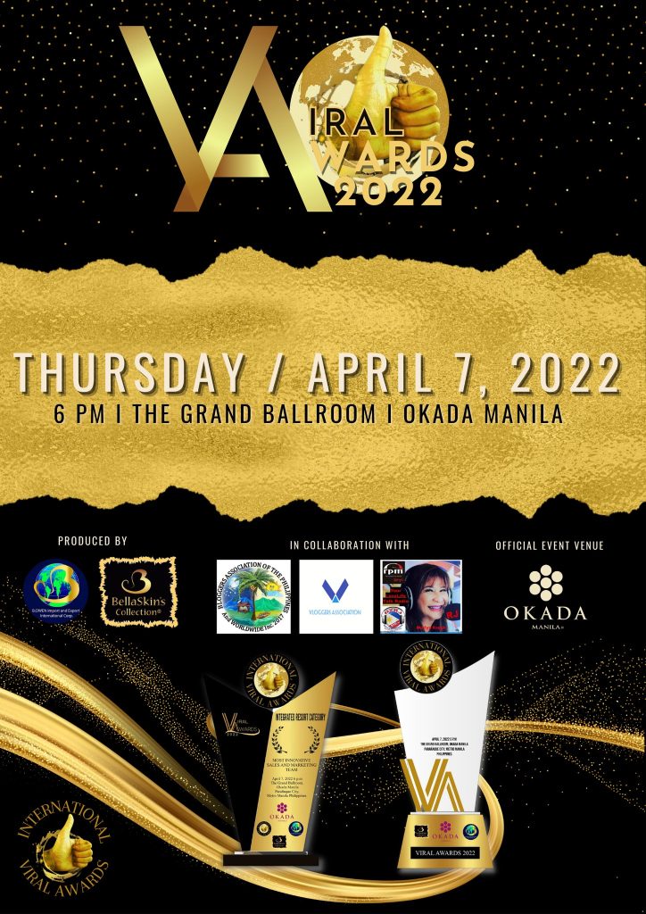 First Viral Awards held on April 7, 2022 at Okada Manila